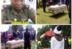 Photos from the burial of police orderly killed by terrorists who ambushed AIG Madaki in Bauchi