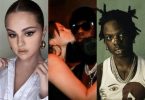 Singer Selena Gomez gives Rema a kiss after meeting the Nigerian singer at his concert in Los Angeles (video)